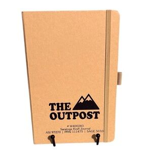 The Outpost Saratoga Kraft Journal - Eco-Friendly Lined Notebook - 80 Sheets